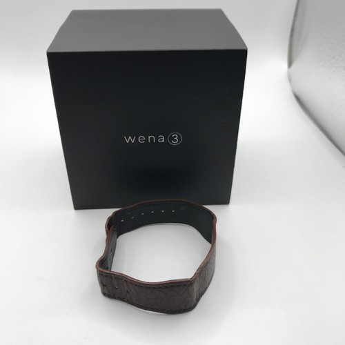 Sony wena 3 Smartwatch WNW-C21A/T – Brown Leather Band, Bluetooth Japan - 第 4/12 張圖片