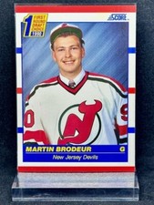 Martin Brodeur 1990 Score Hockey First Round Draft Choice 1990 RC Card No# 439