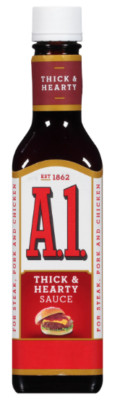 A1 Steak Sauce 'Thick & Hearty' for Steak, Pork and Chicken 142 gr Original USA