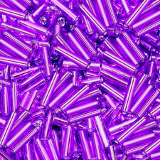 Glass Bugle Beads 1100Pcs /50G Mini Long Tube Seed Beads 2 6Mm Small Craft Loos