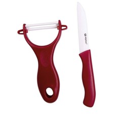Set éplucheur légumes + couteau céramique QUALITÉ SUISSE