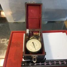 Vintage James G. Biddle Co. Hand Tachometer W/ Case & Accessories No. 450