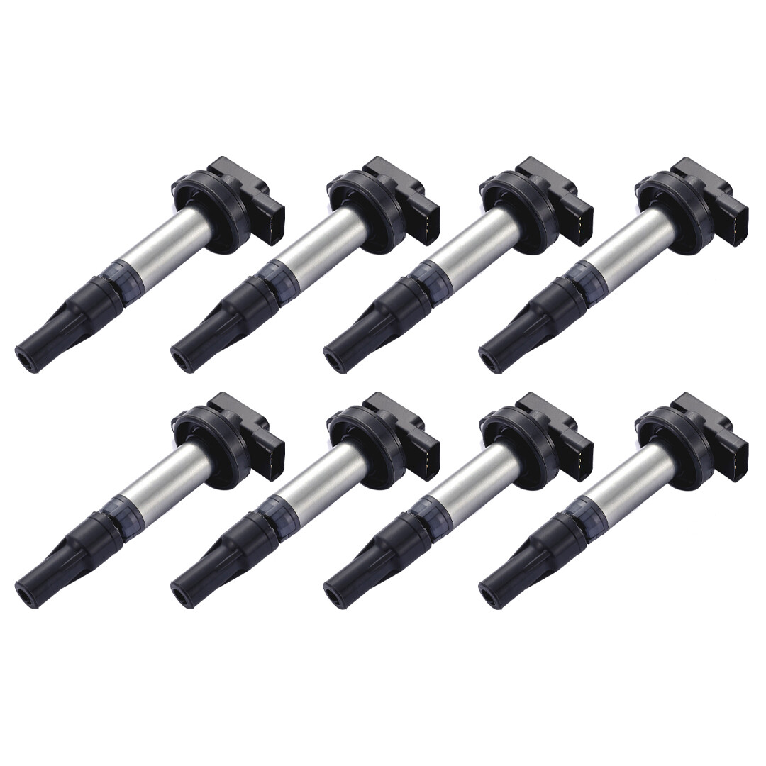 UF533 IGNITION COILS + Platinum Spark Plug FOR 03-09 JAGUAR
