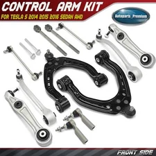 12x Control Arms & Ball Joint Assembly & Sway Bar Link for Tesla S 2014-2016 AWD