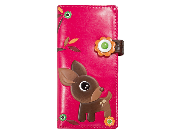 Bb Klostermann Kinder-Geldbeutel, GeldböRse, LangböRse Reh Eule Auf Baum Fuchsia-image