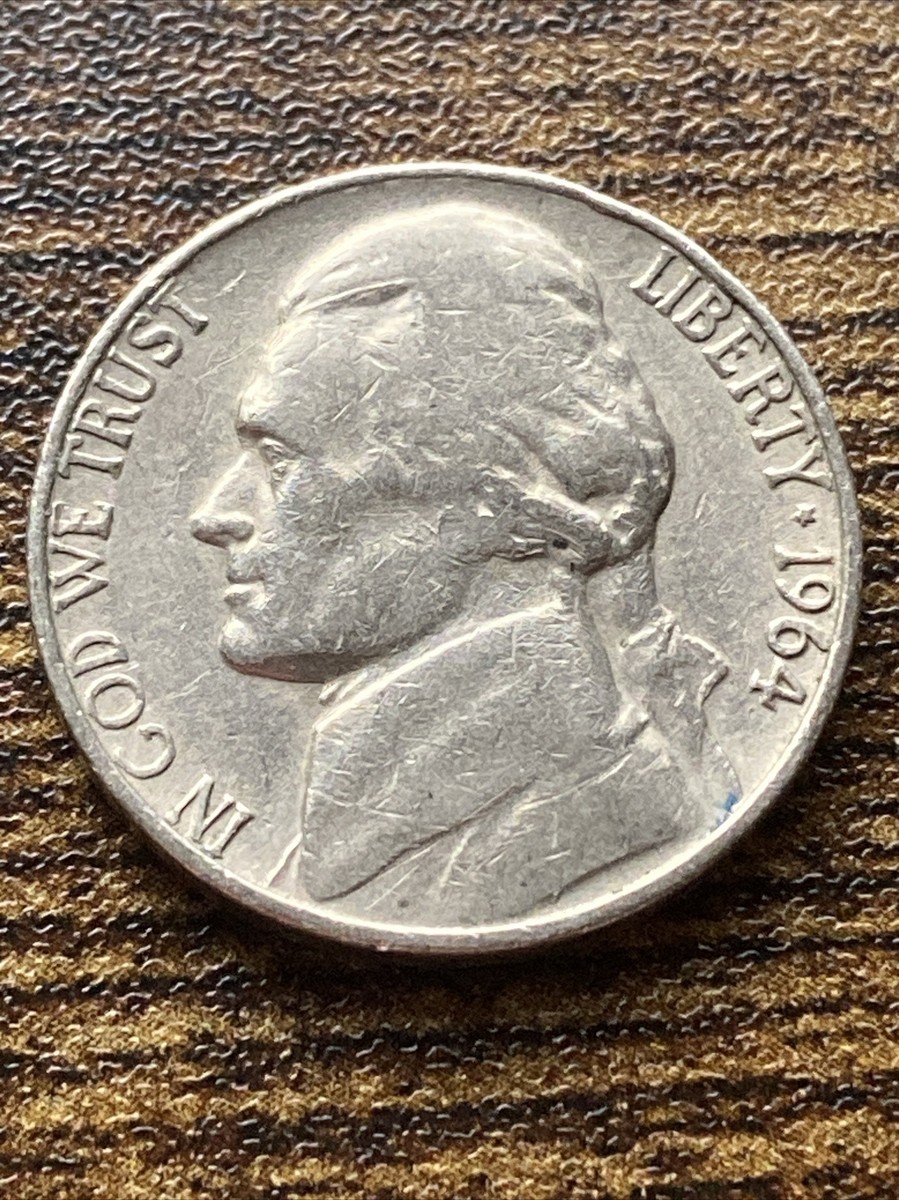 1964 D Jefferson Nickel Five (5) Cent Actual Coin TK2923* | eBay