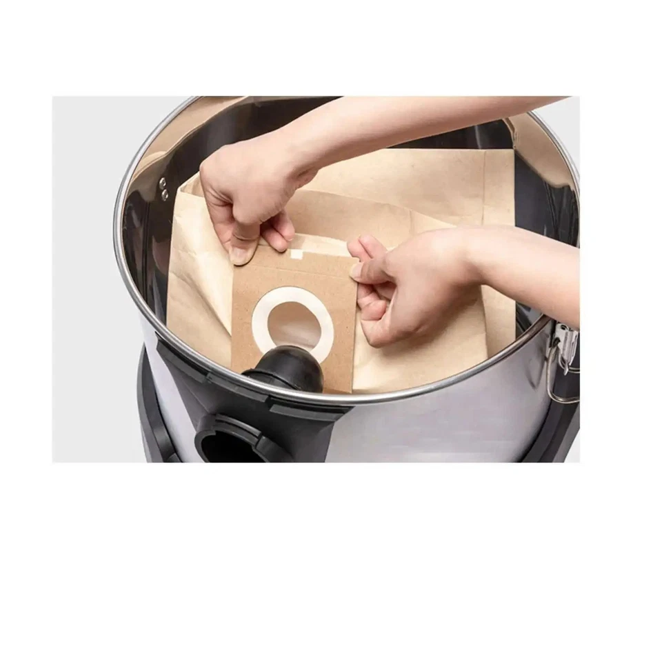 Vacuum Cleaner Dust Bags For Karcher 6.959-130.0 A2204 WD3300 MV3 WD3 Wet & Dry - Image 4 of 4