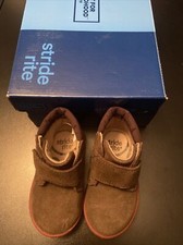 stride rite boys toddler boots lincoln brown 4.5M