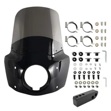 Road Warrior Fairing W/ 15” Smoke Windshield For HD Dyna Low Rider Street Bob