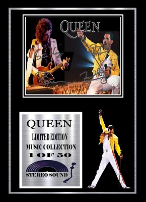 QUEEN   SIGNED FRAMED 3