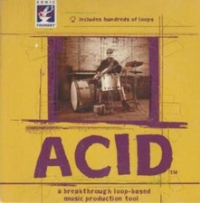 Sonic Foundry Acid PC CD loops music production editing mixing audio keys tool