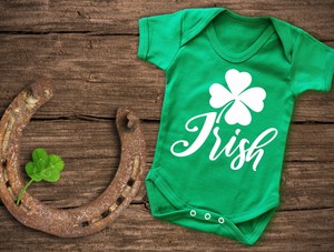 green baby grow