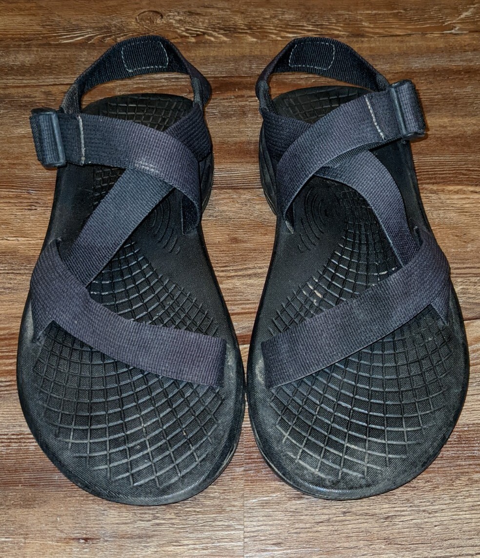 Chaco Z/Volv mens black hiking water sandals size 11 | eBay display picture 1