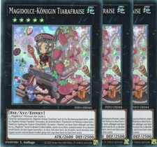 yugioh 3x Regina Magidolce Tiarafraise INFO-DE044 SUPER 1EDIZIONE ITALIANO