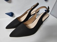 Womens Pointed Toe Slingbacks High Heels Pumps Shoes Court Formal Casual Sandals