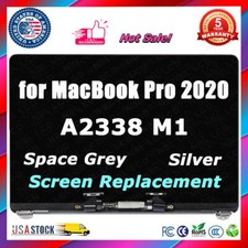 LCD Screen Assembly For MacBook Pro A2338 M1 2020 EMC 3578 13.3" Silver Gray New