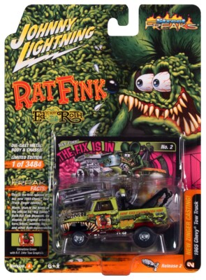 Johnny Lightning RAT FINK 1965 Chevrolet Pickup Tow Truck (Zingers