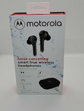 Motorola Noise Cancelling Smart True Wireless Headphones Verve Buds 800 - Black