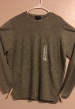 NWT Men's Sweater Dockers Size L Long Sleeve Pullover Acrylic Tag Price 42