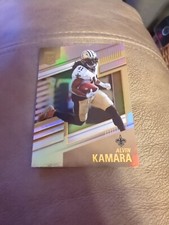 2022 Panini Donruss Elite Football #34 Alvin Kamara Base Foil Refractor Saints