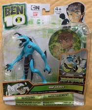 ¡FIGURA DE ACCIÓN BEN 10 TEN HAYWIRE RIPJAWS! 4 PULGADAS 10 CM. ¡MUY RARO! Reino Unido! XLR8!