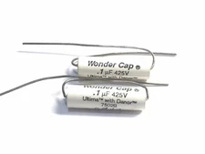WonderCap .1uF Matched Pair Audiophile Film Capacitor 425 v New Old Stock!