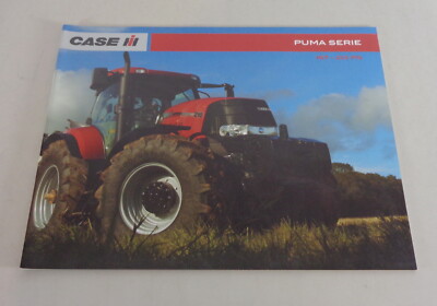 Prospekt  / Broschüre Case IH Traktor Puma Serie 165 / 180 / 195 / 210 v.02/2007