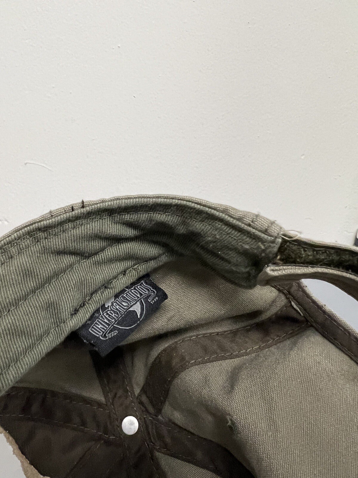 Universal Studios Hat Cap Strap Back Green Olive … - image 11