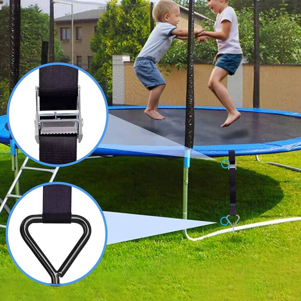 Bodenanker Trampolin Sturm - Erdanker Spiralbodenanker Zelt Schaukel Fußballtor - Bild 2 von 4