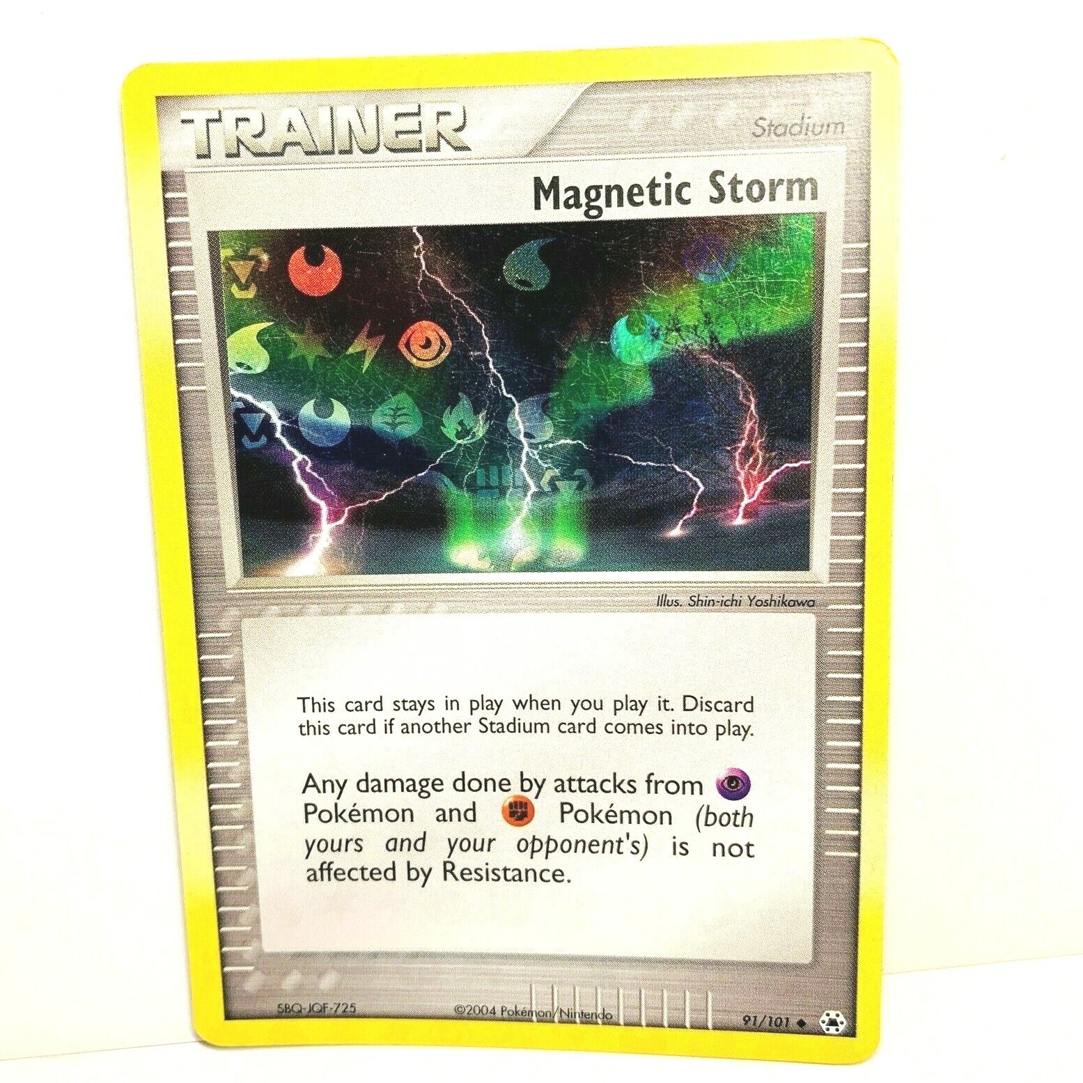 Magnetic Storm 91/101 Trainer Holo EX Hidden Legends Pokemon Card 