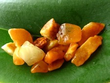 Lovely Antique Baltic Genuine Amber Raw Stones  琥珀色 Natur Bernstein 10g Egg Yolk