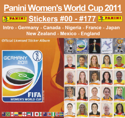 Panini FIFA Women's World Cup 2011 Germany - Pick Stickers #00