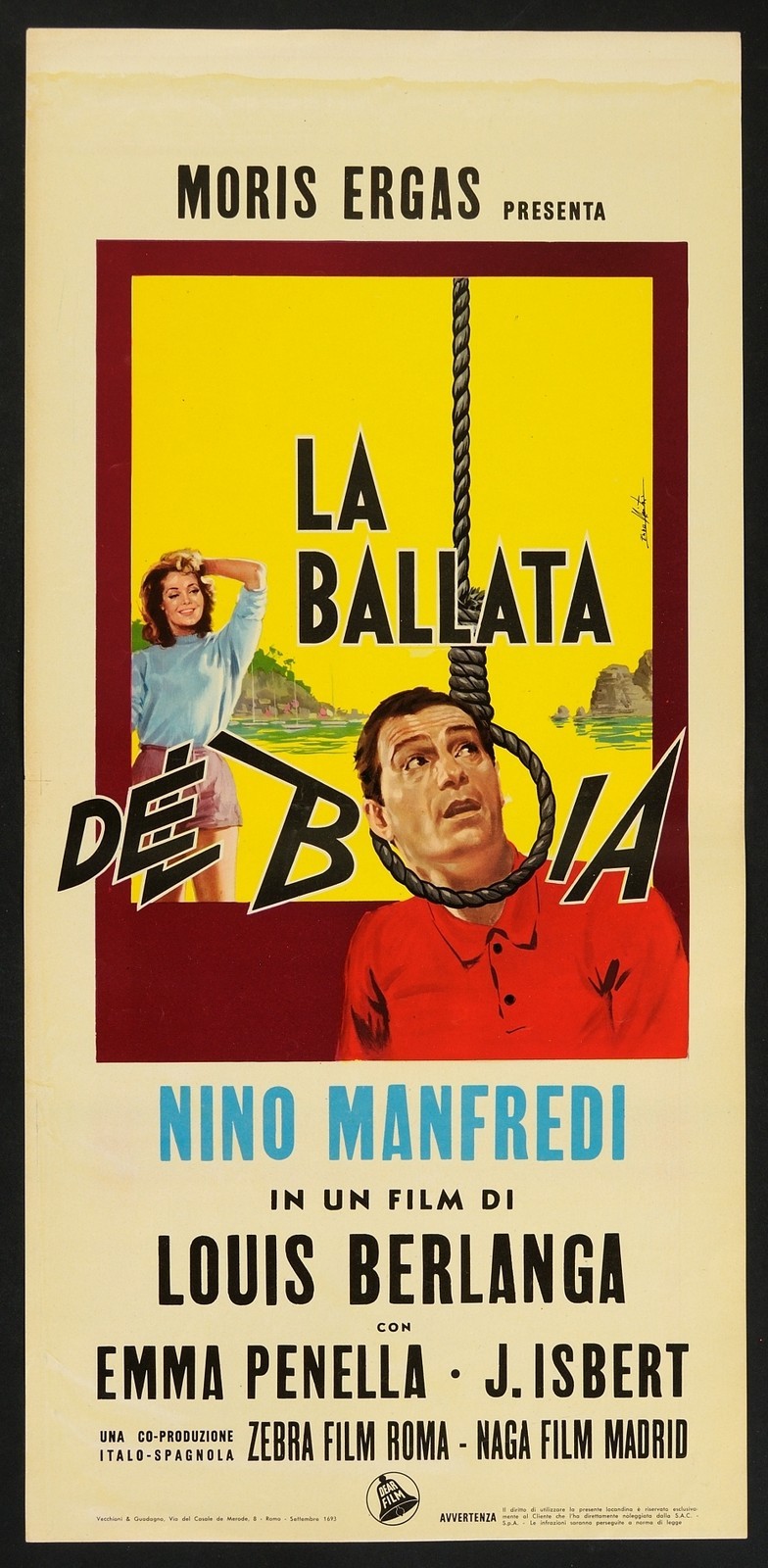 Locandina di La ballata del boia (1963)