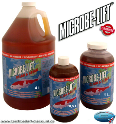MICROBE LIFT    Clean & Clear 4 L Hochleistungs Teich Bakterien Filter Koi Fisch