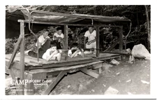 Boys Rifle Shooting Camp Notre Dame Spofford New Hampshire 1960s RPPC Photo