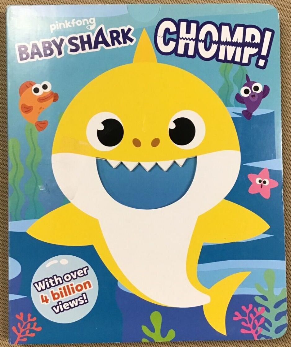 Pinkfong Baby Shark: Chomp! (Crunchy Board Books) NEW
