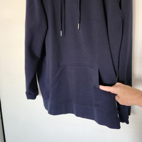 Russell Athletic Men's Navy Hoodie Sweatshirt Pocket Size XXL - Picture 3 of 7