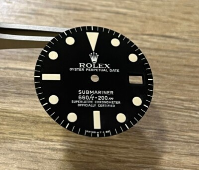 ORIGINAL FACTORY ROLEX SUBMARINER 1680 DIAL