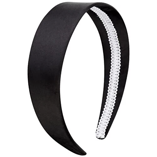 Plain black headband outlet