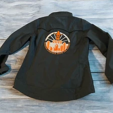 Houston Livestock Show & Rodeo 2019 Women's Black Gray Large Jacket Panhandle