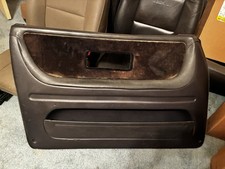 Classic Saab 900 Turbo Convertible Dark Gray Left Leather Top Door Card Panel