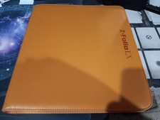 BCW Orange Gaming Card Z-Folio Zippered LX Le...