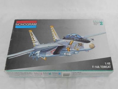 1/48 Monogram Revell US Navy F-14A TOMCAT Plastic Model Kit Complete 5803