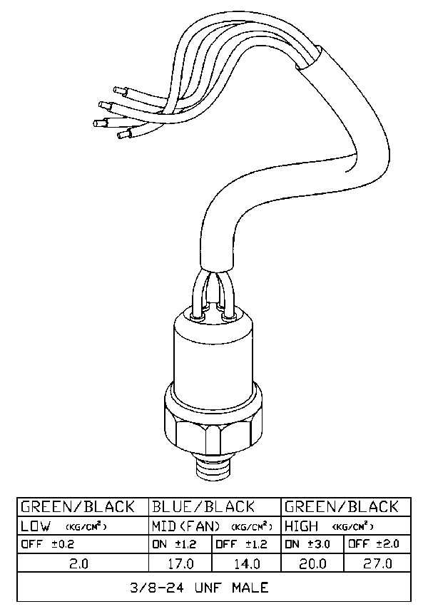 Für NRF NRF 38918 Pressure Switch, air conditioning 38918 Air-conditioning pre - Bild 4