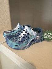 Joybees Clogs Blue Kids Toddler Size 6/7 Slip-On Comfort Sandals Lightweight