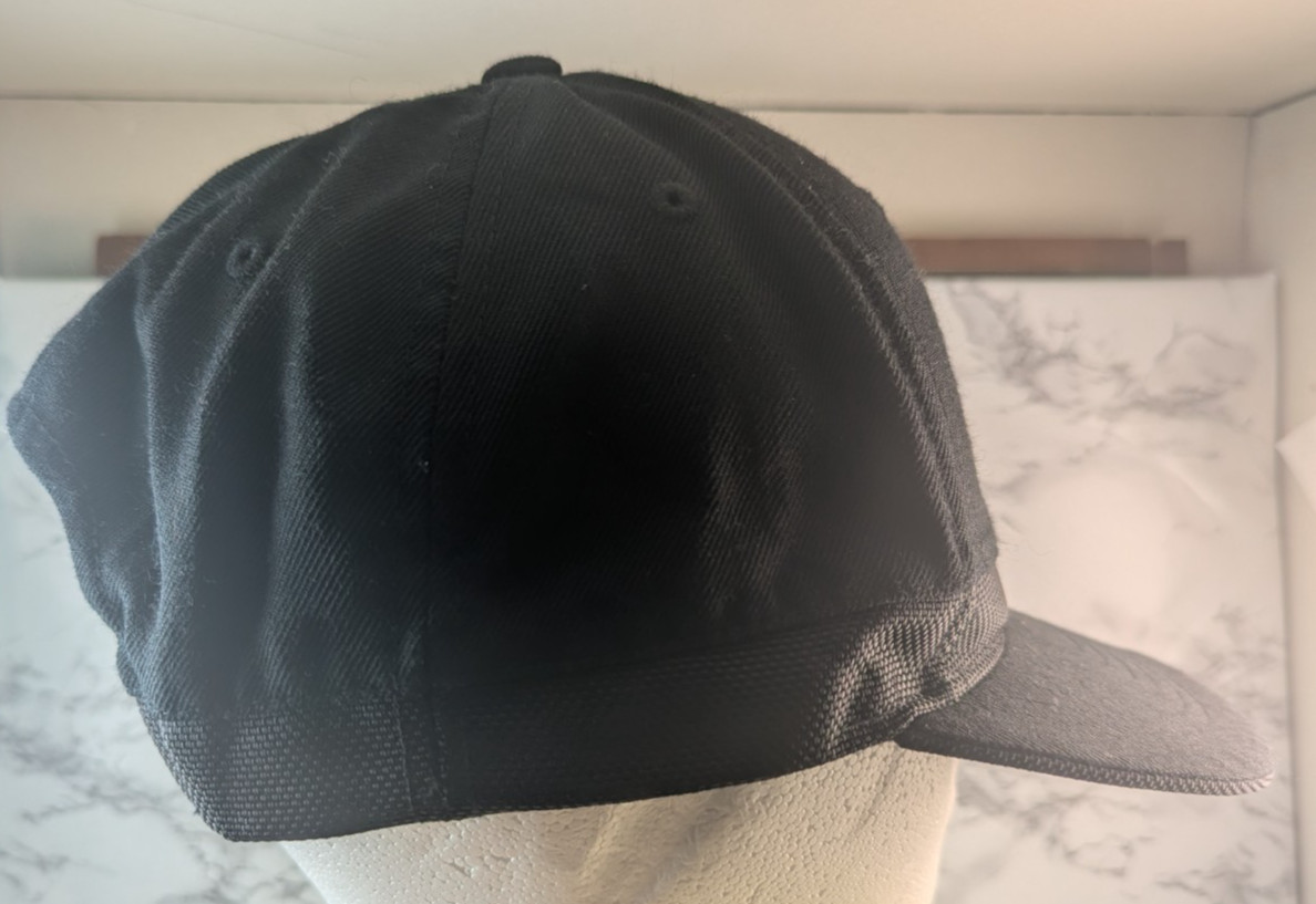 FOX Racing Solid Black Snapback Hat NWOT - image 4