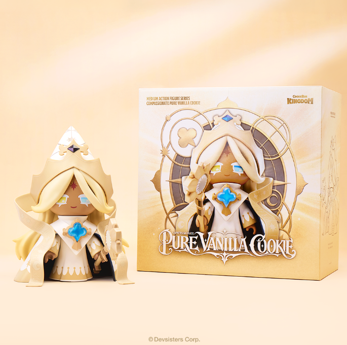 Cookie Run Kingdom Pure Vanilla Cookie Medium Action Figure