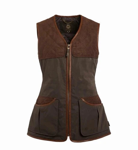 Holland Cooper Clay Vest Chocolate Women’s Size (Xtra Small) New Without Tags