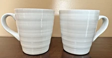 Set of 2 Over And Back White Farmhouse Mugs overandback
