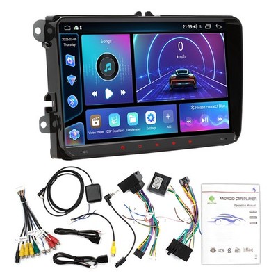 9'' CarPlay Android 15 Car Stereo Radio for VW Golf MK5/MK6 J-etta/SEAT S-koda
